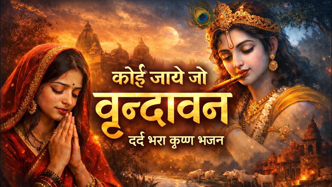 कोई जाये जो वृन्दावन 🙏 | दर्द भरा कृष्ण भजन | Emotional Bhajan 2026 