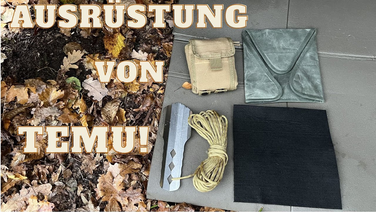 Was taugt TEMU Outdoor Ausrüstung? Meine Meinung.