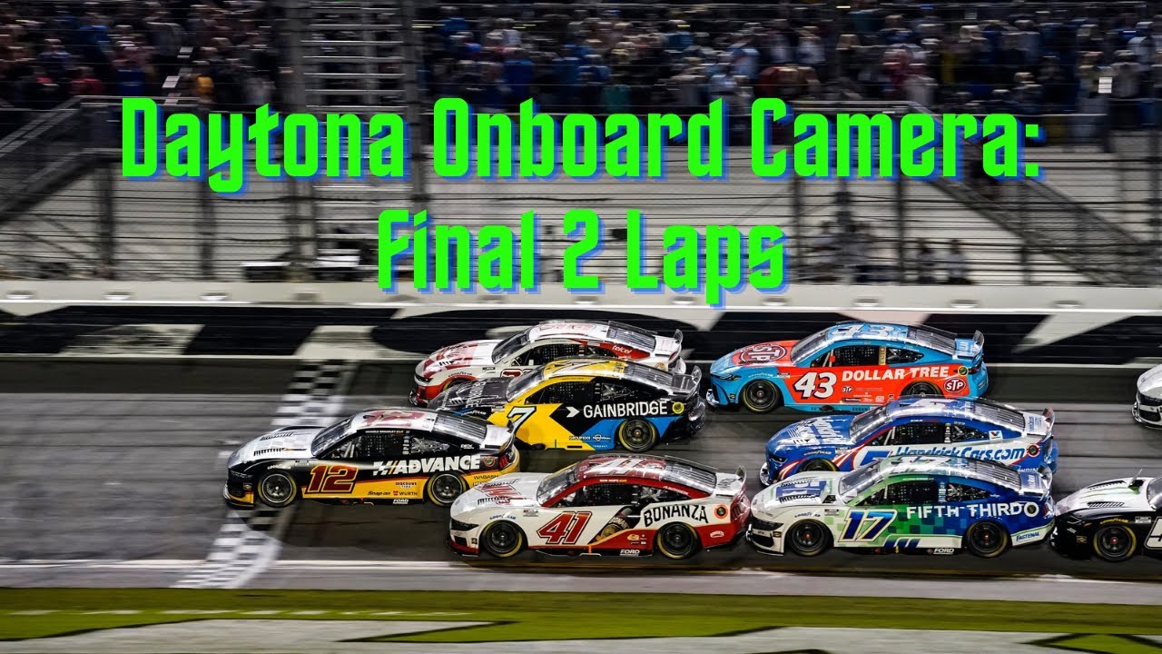 Daytona Onboard: P19 ➡️ P2 in Final 2 Laps