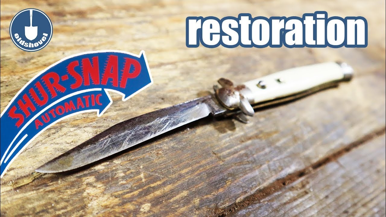 Реставрация старинного выкидного ножа — Shur-Snap Colonial