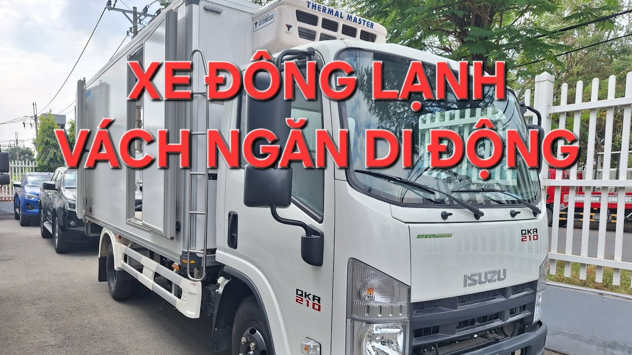 Xe ISUZU QKR210 Đông lạnh vách ngăn di động #qkr210 #xedonglanh #isuzuvietnam #isuzudonglanh #haisan