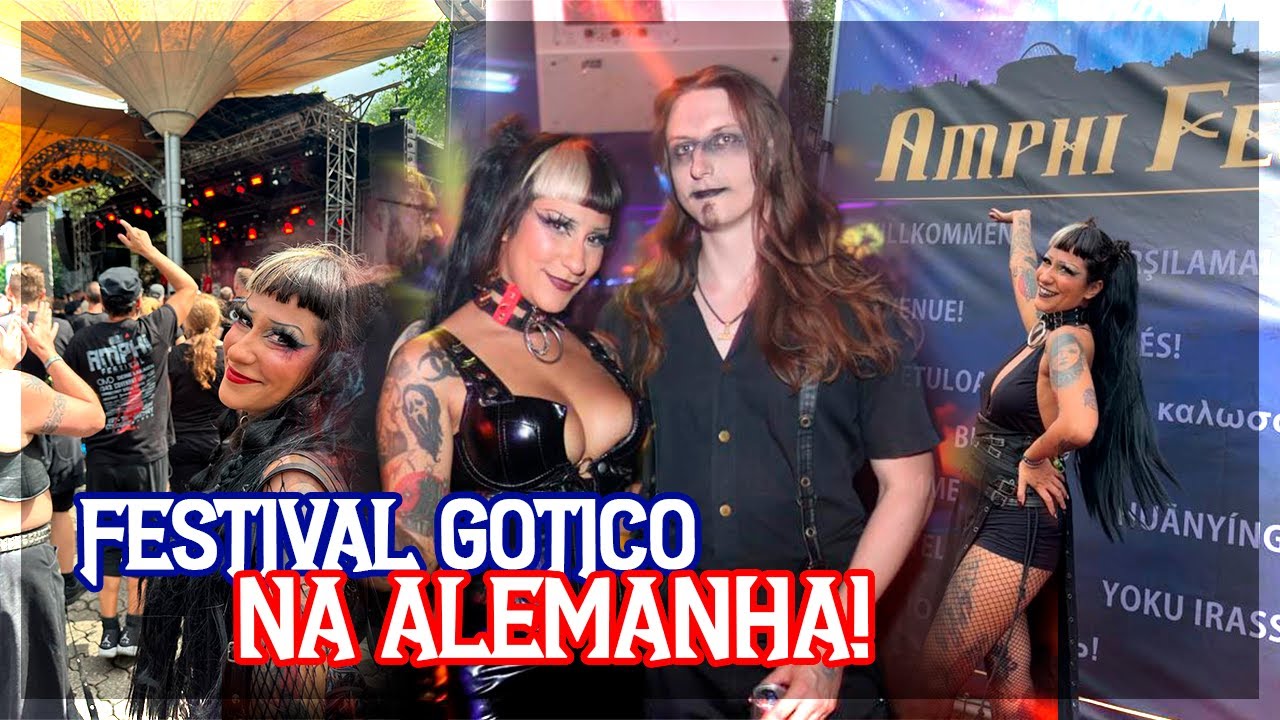 Primeiros dias na ALEMANHA! ✨ Amphi Festival, Rolê Gotico e muito lovezinho 🥰 | EUROVLOG #1