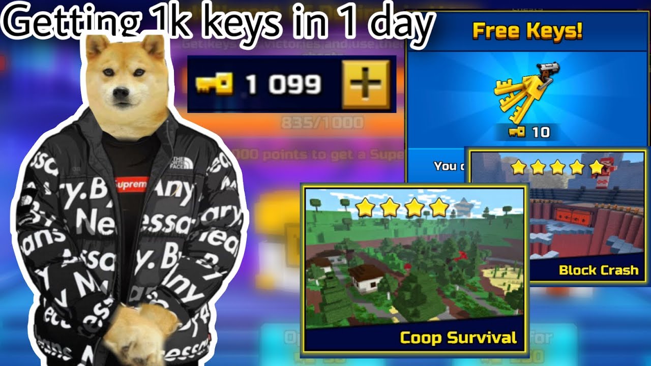 How to get 1000+ Keys in 24 Hours!! 💸 | Pixel Gun 3d