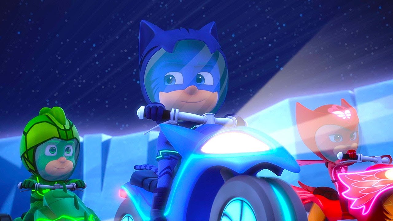 PJ Masks Super Pigiamini 🌕 Episodi Doppi: La Gara Sulla Luna + 🌕 Cartoni Animati
