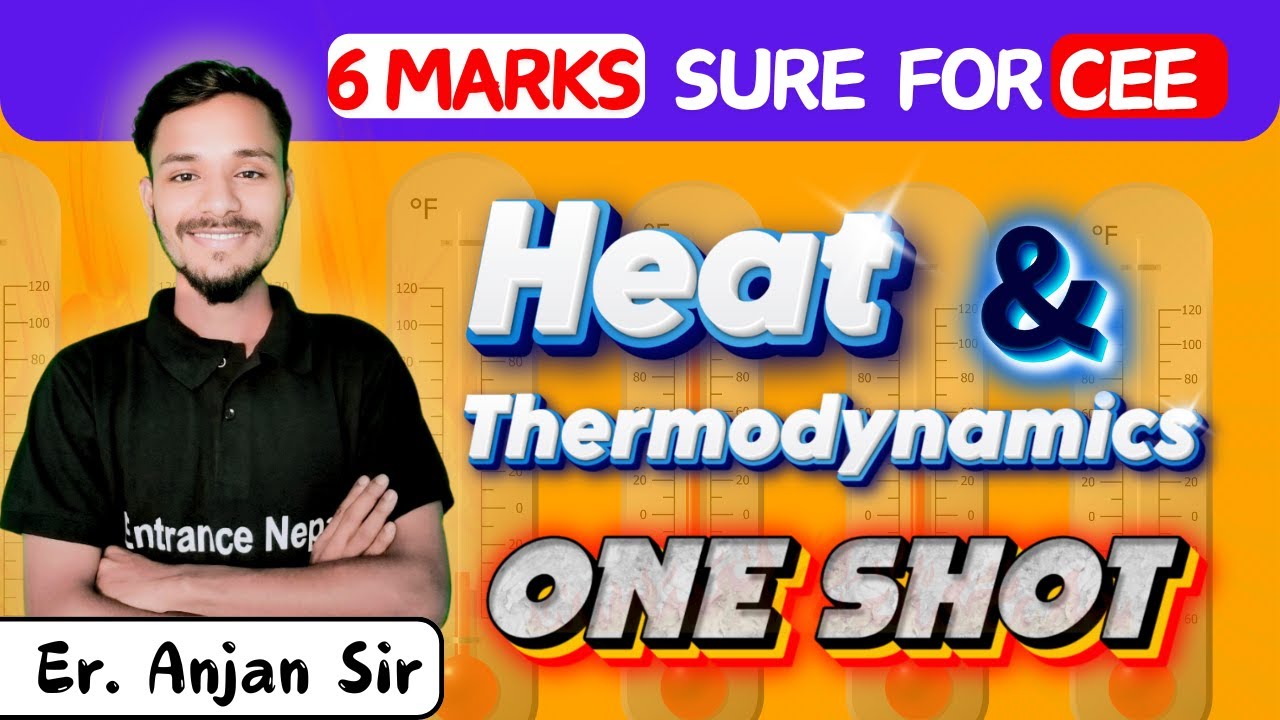 6 Marks Heat & Thermodynamics in ONE SHOT| QAD & MCQS | Revision class | Entrance Nepal |