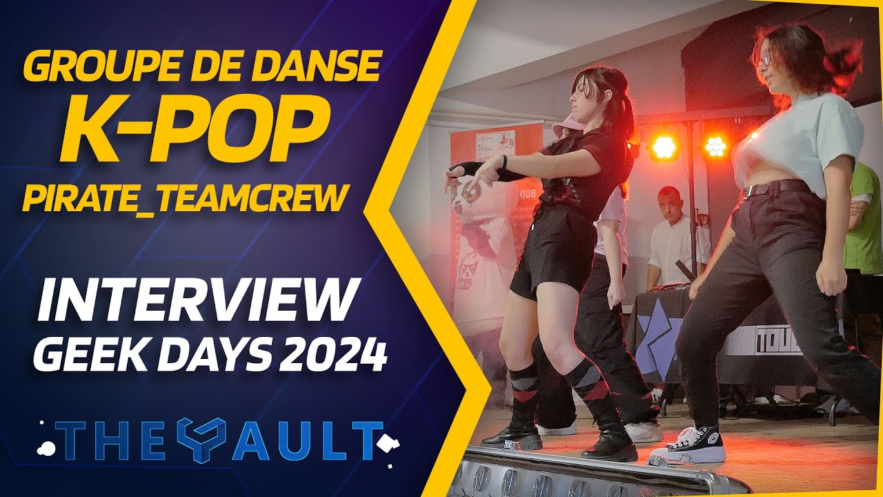 Le Groupe de danse K-POP Pirate Team Crew 🇰🇷 sur le salon GEEKS DAYS 2024 I Interview