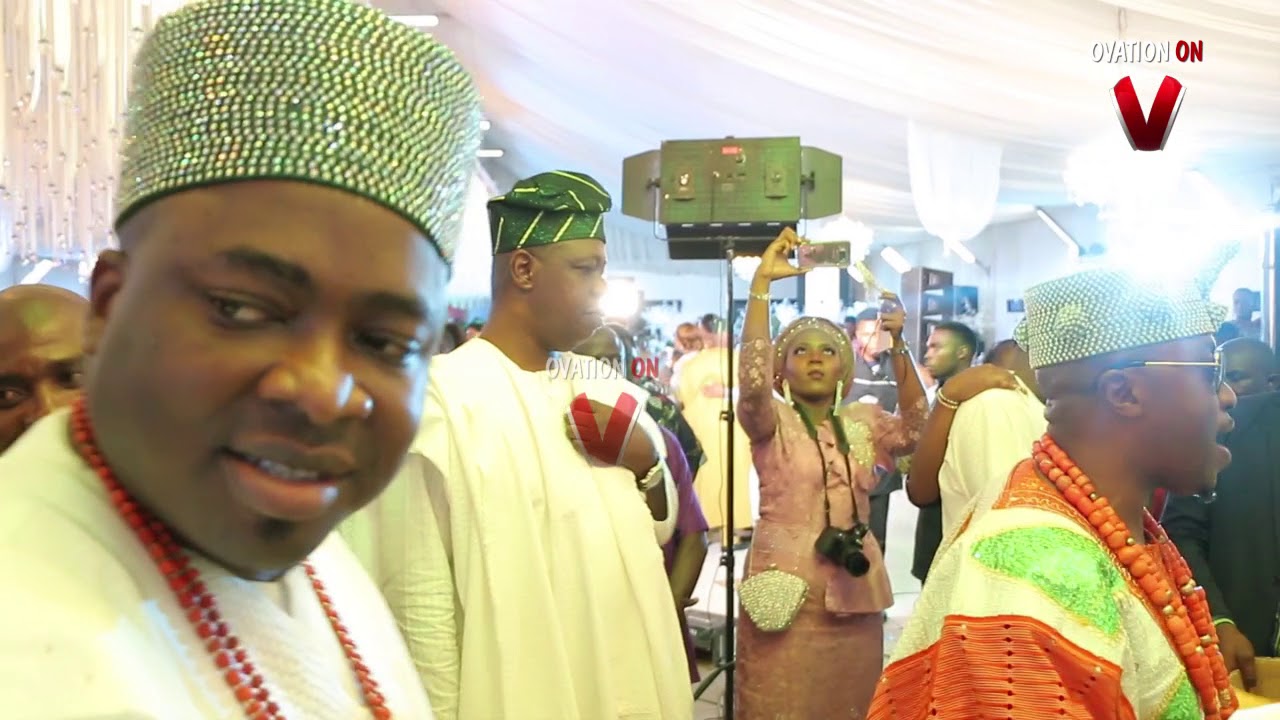Oba Elegushi and Oluwo of Iwo Dance at Olayinka Afolabi and Abisola Omisade Wedding