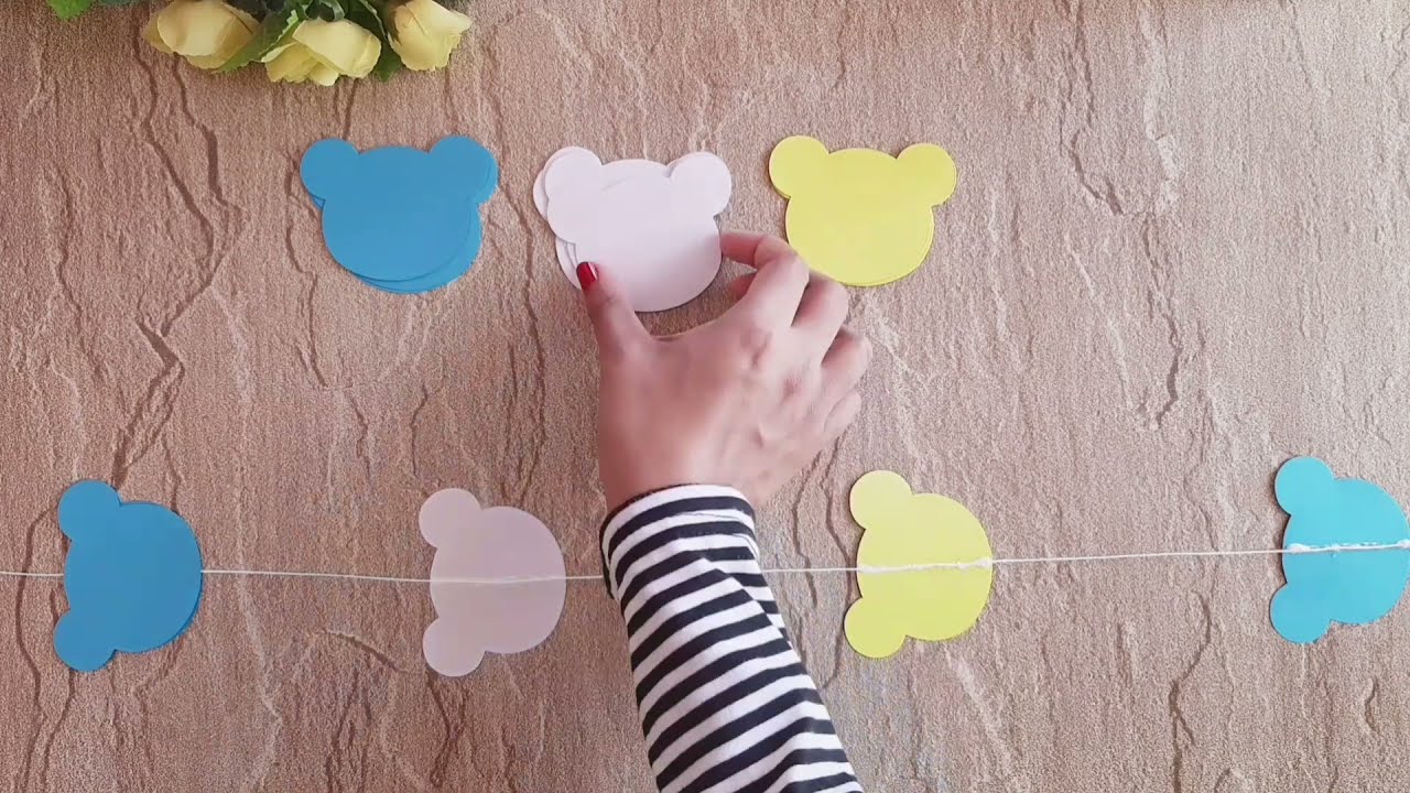 Happy Birthday Banner | Teddy Theme Birthday Decoration | Half Birthday Decoration Ideas|Buddy's Art