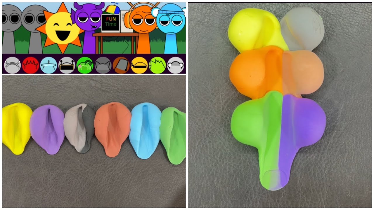 Guess the mixed color of Incredibox Sprunki