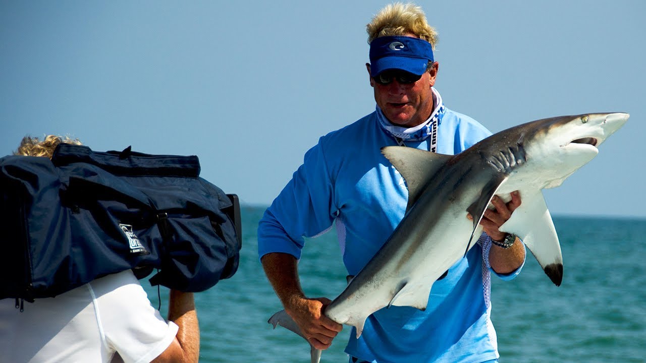 Tarpon and Shark Fishing off Cape Canaveral Florida Beaches