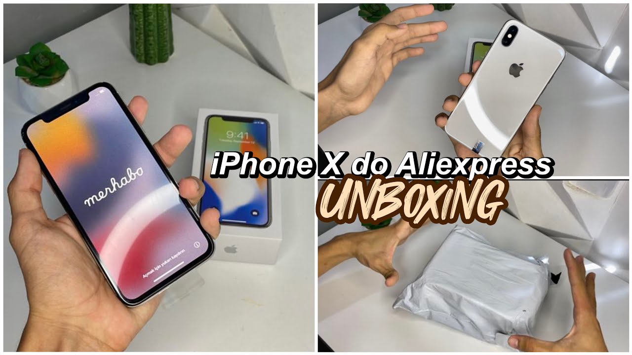 iPhone X do Aliexpress Unboxing + acessórios