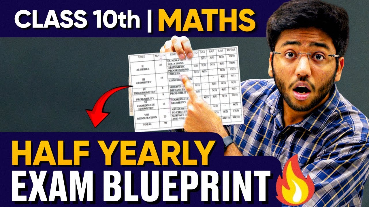Half Yearly Exam Blueprint & Secret Tips 🤫🔥 | Class 10th Maths | Next Toppers