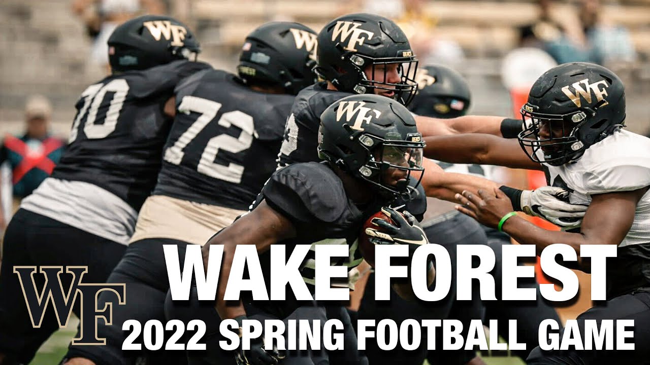 2022 Wake Forest Demon Deacons Spring Football Game