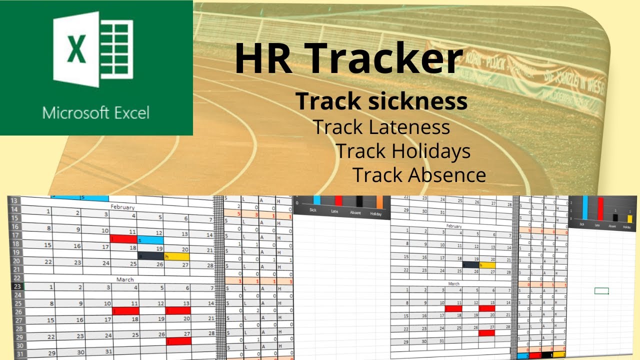 Excel: Ultimate HR Tracker for Sickness & Lateness