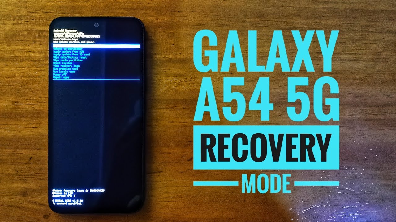 Режим восстановления Samsung galaxy a54 5g.
