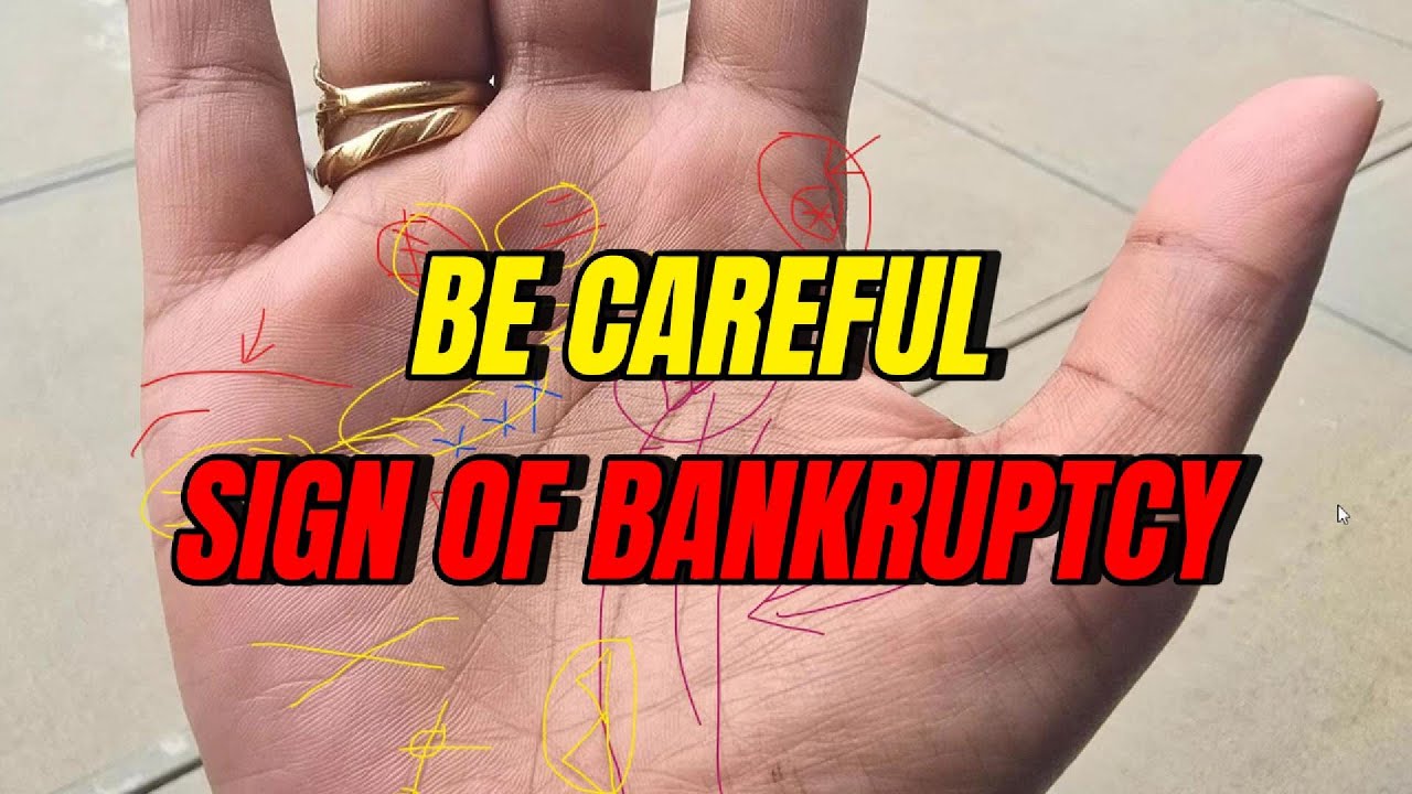 Financial difficulties &ndash; a palm sign that warns early about your career