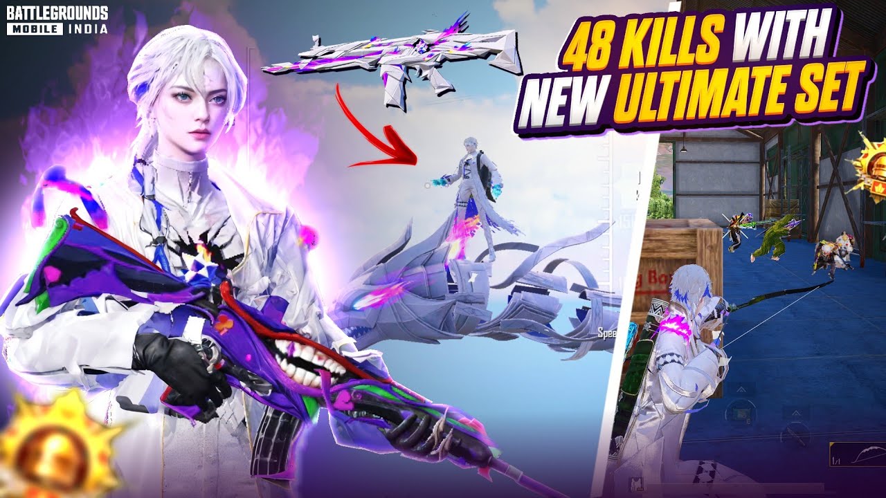48 KILLS WITH NEW ULTIMATE SET AND SCAR-L SKIN IN BGMI 🔥 NEW 4.1 UPDATE - BGMI NEW UPDATE GAMEPLAY