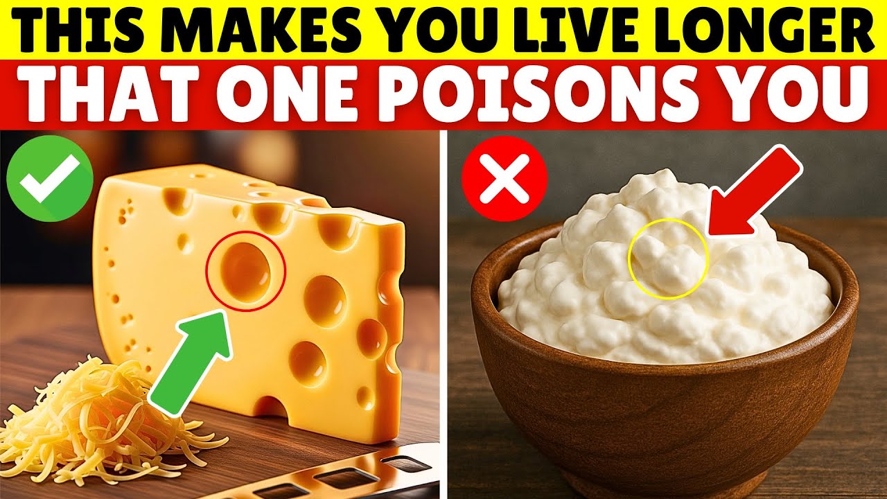 Over 60? 4 Cheeses You Should NEVER Touch and 4 You MUST Eat Daily | Senior Health Tips