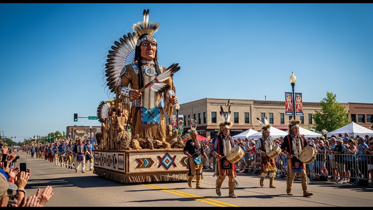 Sioux Tribe Parade in North Dakota | Native American Heritage & Cultural Festival