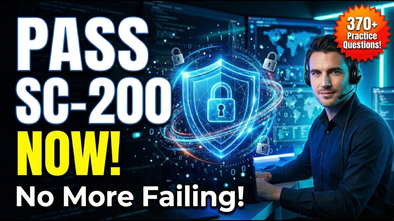 Pass the SC-200 Exam: Microsoft Security Operations Analyst Study Guide & Practice Tests