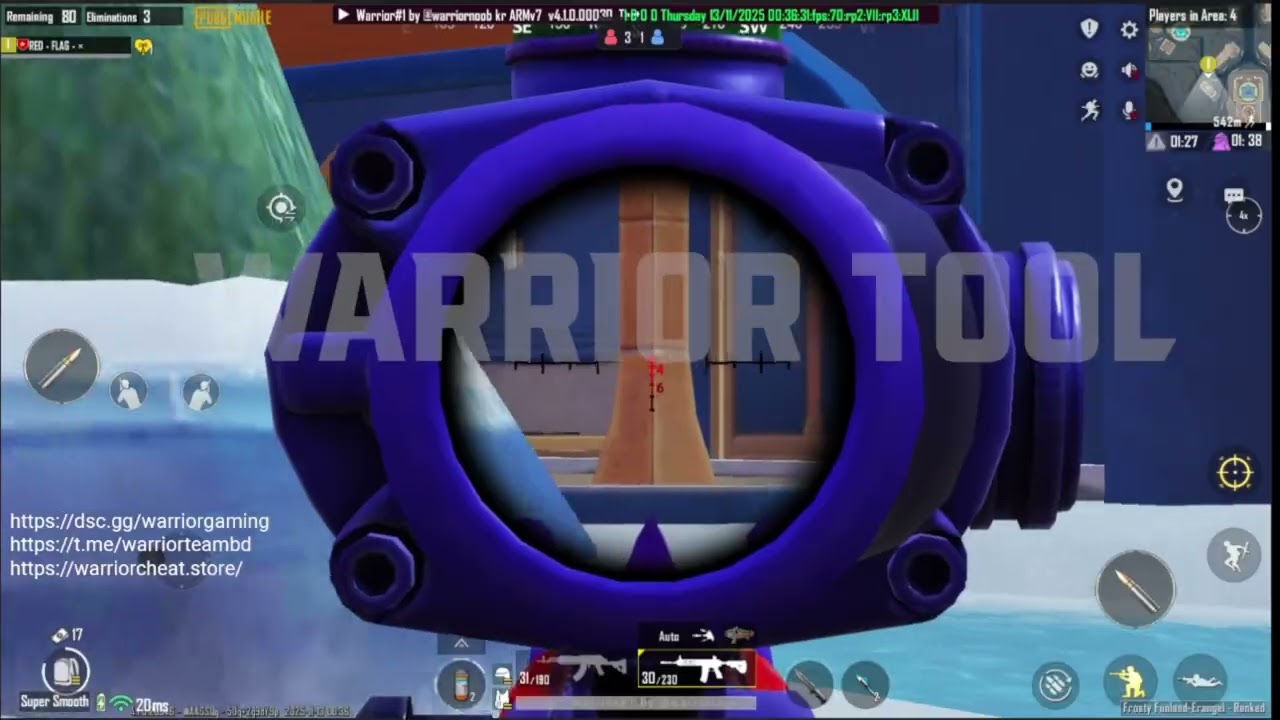 Pubg Mobile Hack 4.1 WARRIOR TEAM Gameloop Bypass Free Skins Pubg Mobile Esp