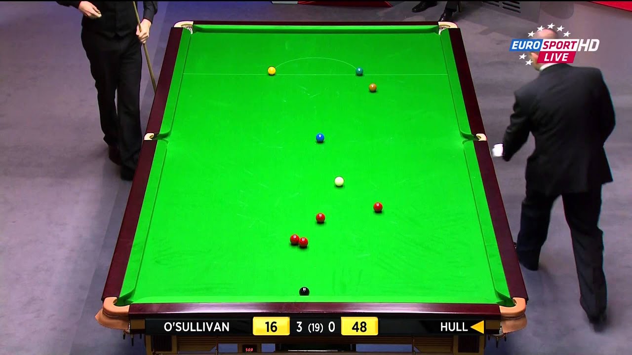 Robin Hull 102 breikki vs Ronnie O'Sullivan - Snooker MM-kisat 2014