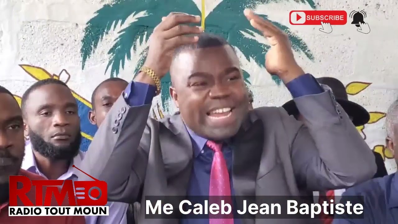 Me Caleb Jean Baptiste vle goumen bò kote Premye minis Alix Didier Fils Aimé ak Tout Ekip li