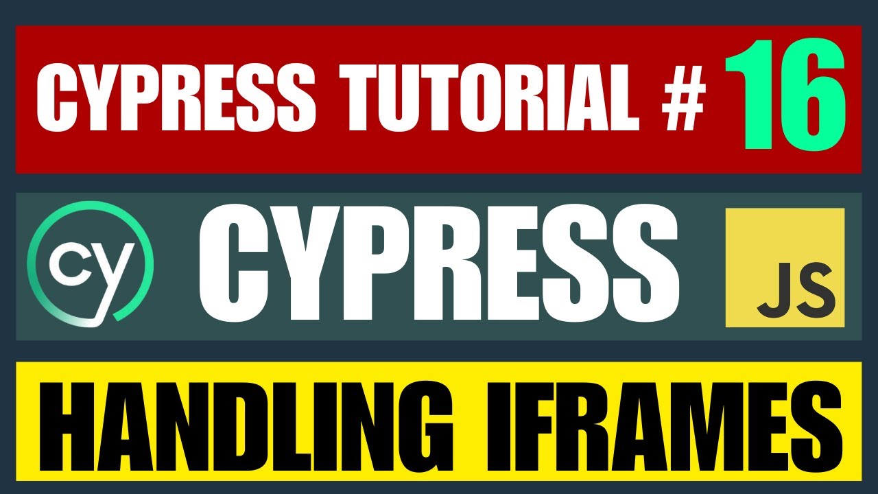 Учебник Cypress №16 | Работа с фреймами с помощью плагина Iframe