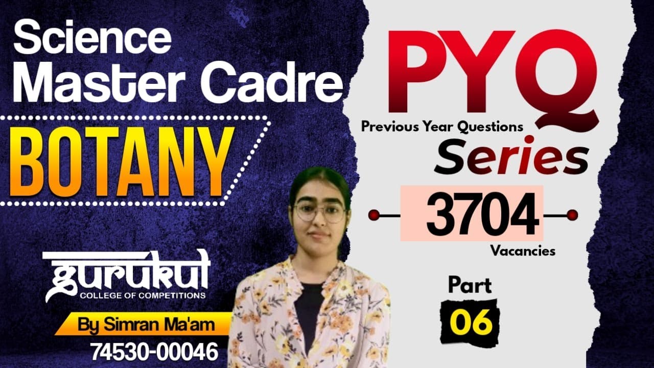 Master Cadre Science Preparation | Previous Year Question Paper 06