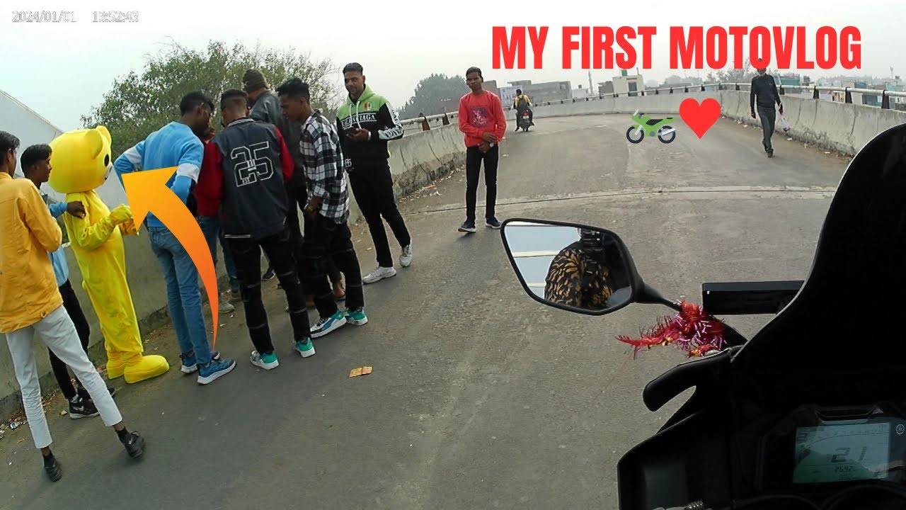 MY FIRST￼ MOTOVLOG/MOTO VLOG/ MY FIRST MOTOVLOGING