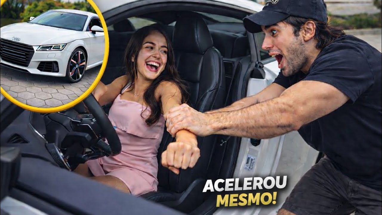 DEIXEI MINHA ESPOSA DIRIGIR O AUDI TT (NÃO ESPERAVA ISSO)😳