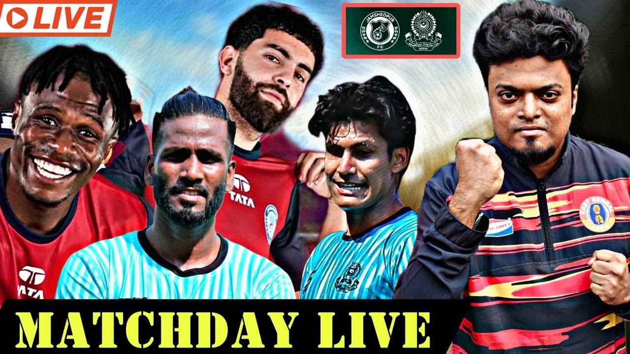 Jamshedpur FC Vs Mohammedan Match Live Reaction & Watch Along|| Indian Super League Live 🔥
