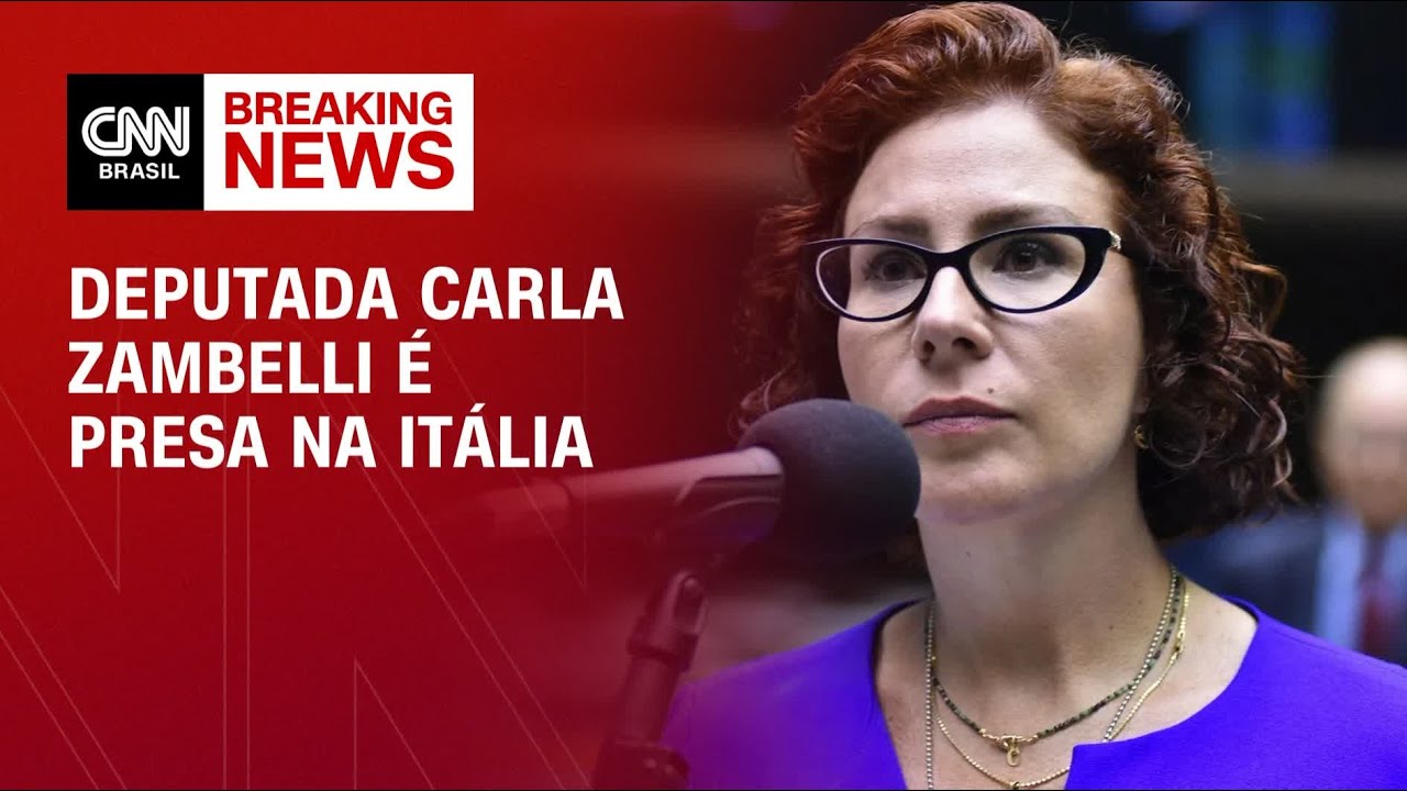 Carla Zambelli é presa na Itália | CNN 360º