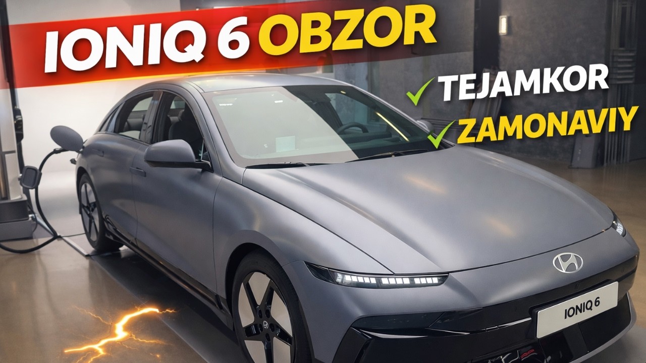 Hyundai IONIQ 6 — Koreyadan elektro olishga arziydimi? | To‘liq obzor