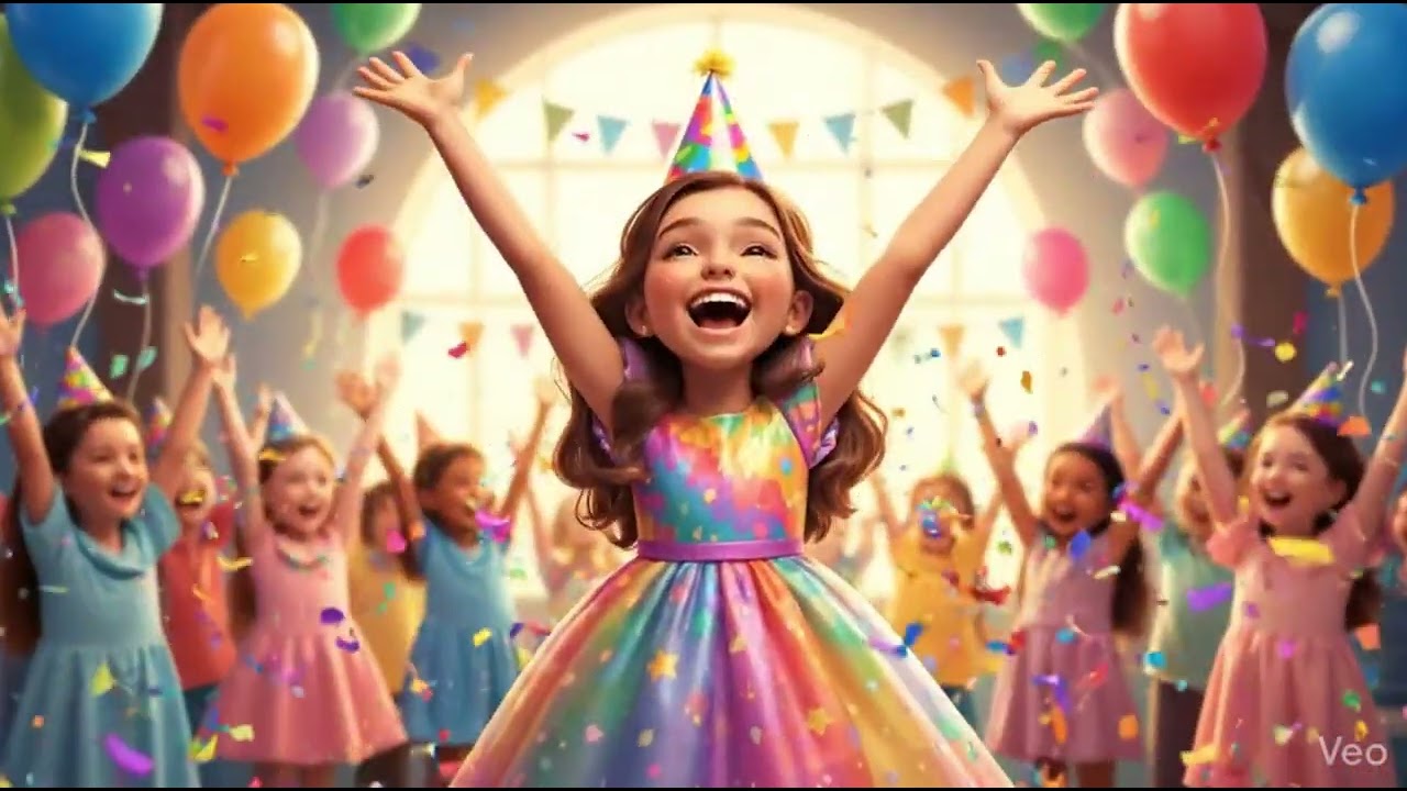 🎂 Happy Birthday To You 🎉 | Fun Birthday Song for Kids (Sing Along)