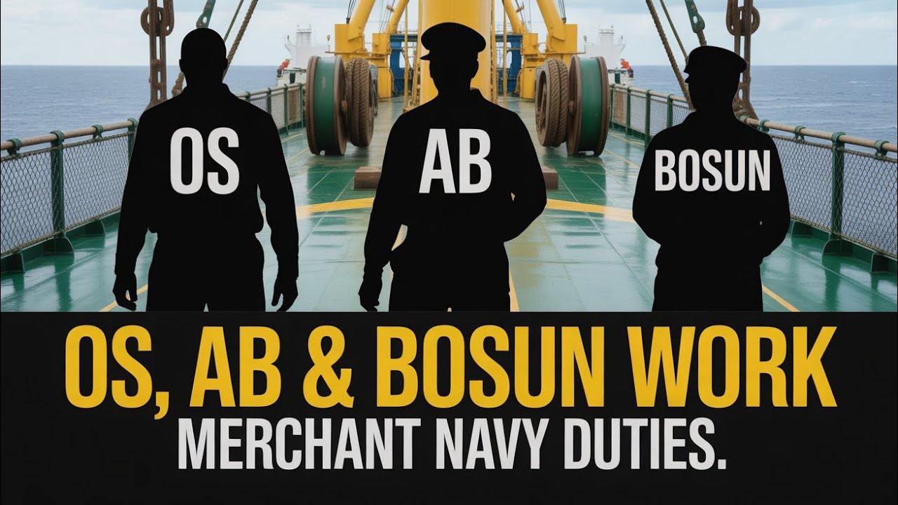 Work of OS, AB & Bosun in Merchant Navy | Duties, Responsibilities & Salary Explained