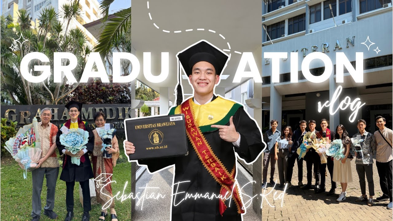 Sebastian's Graduation Vlog 🎓 | Fakultas Kedokteran 🩺 , Universitas Brawijaya