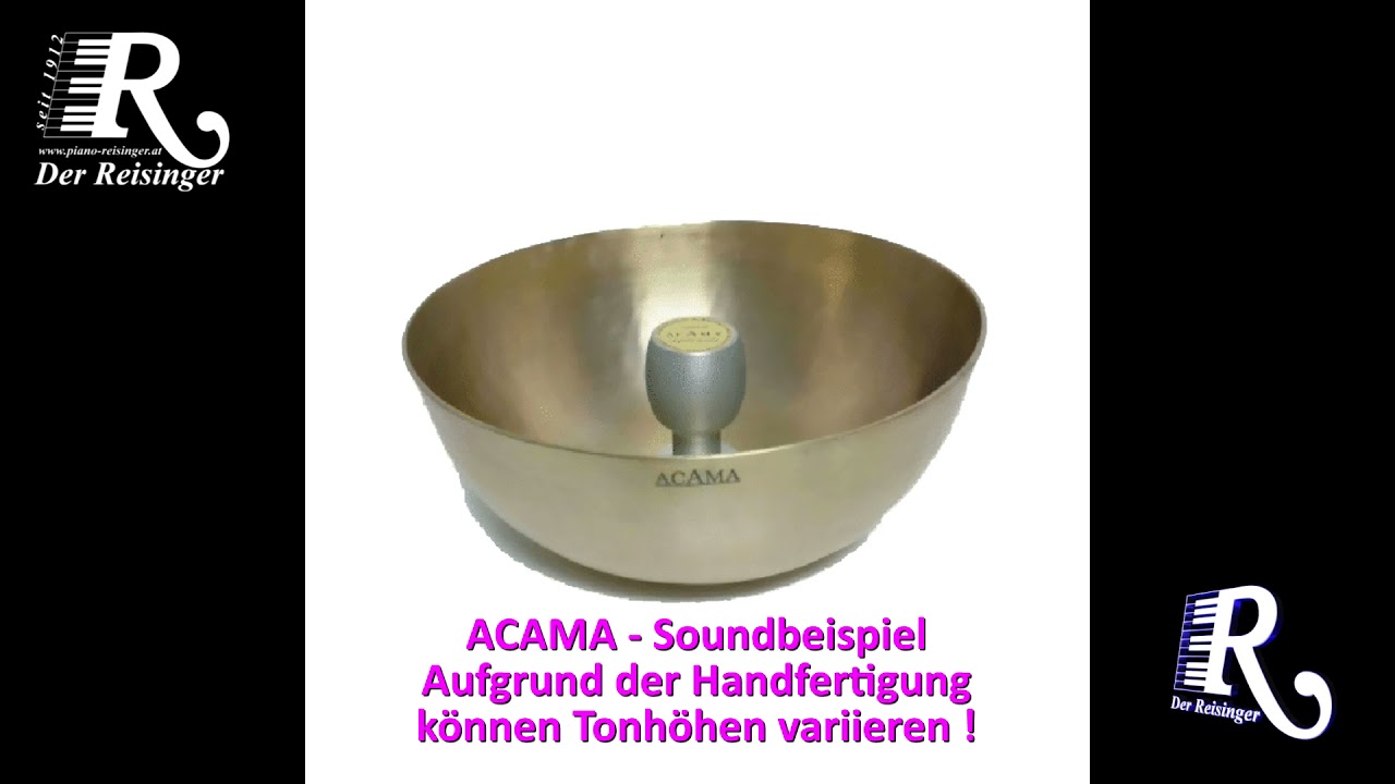 ACAMA Klangschale KS9GH Universals Gelenkschale mit Schwingungsverst&auml;rker