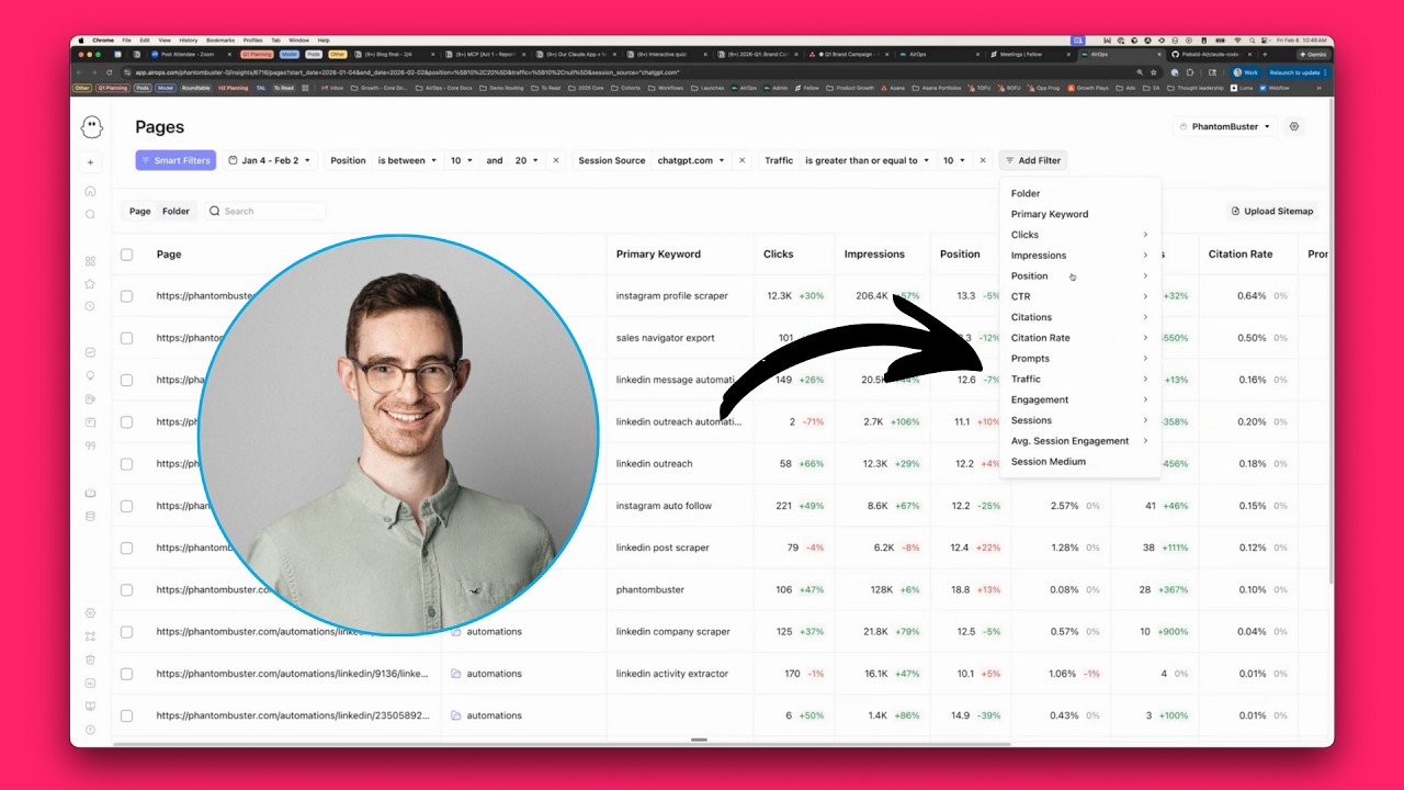 AirOps Demo New Feature: Page 360, Your AI Analytics + Page Freshness Tool