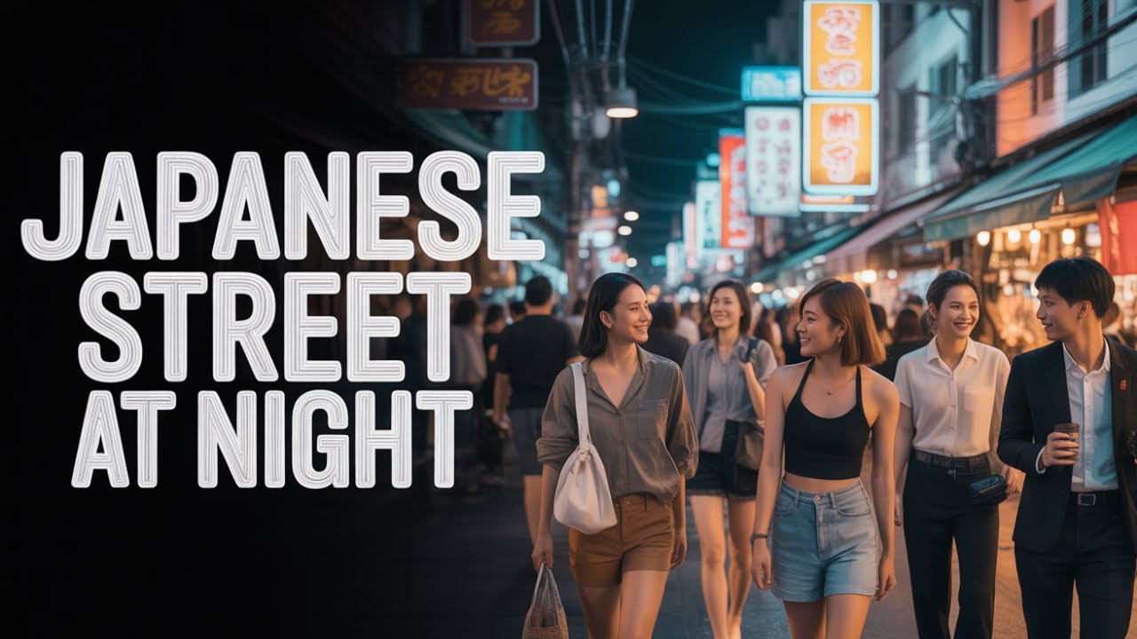 🌸 SOI THANIYA JAPANESE STREET | BANGKOK NIGHT VIBES 2025 | URBAN TWILIGHT