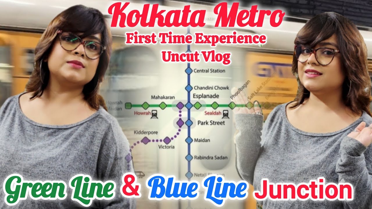 Kolkata Metro তে প্রথমবার Green Line to Blue Line এ গেলাম, তাও Peak Hours এ! 😱 Uncut Bengali Vlog