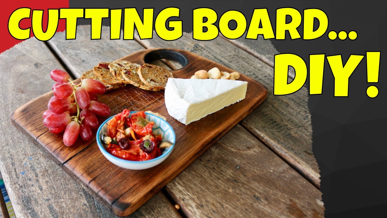 How to Make a Cutting Board. Antique Style Chopping Board.