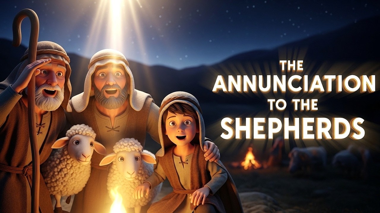 E0062 - The Annunciation to the Shepherds | PingoKids.com