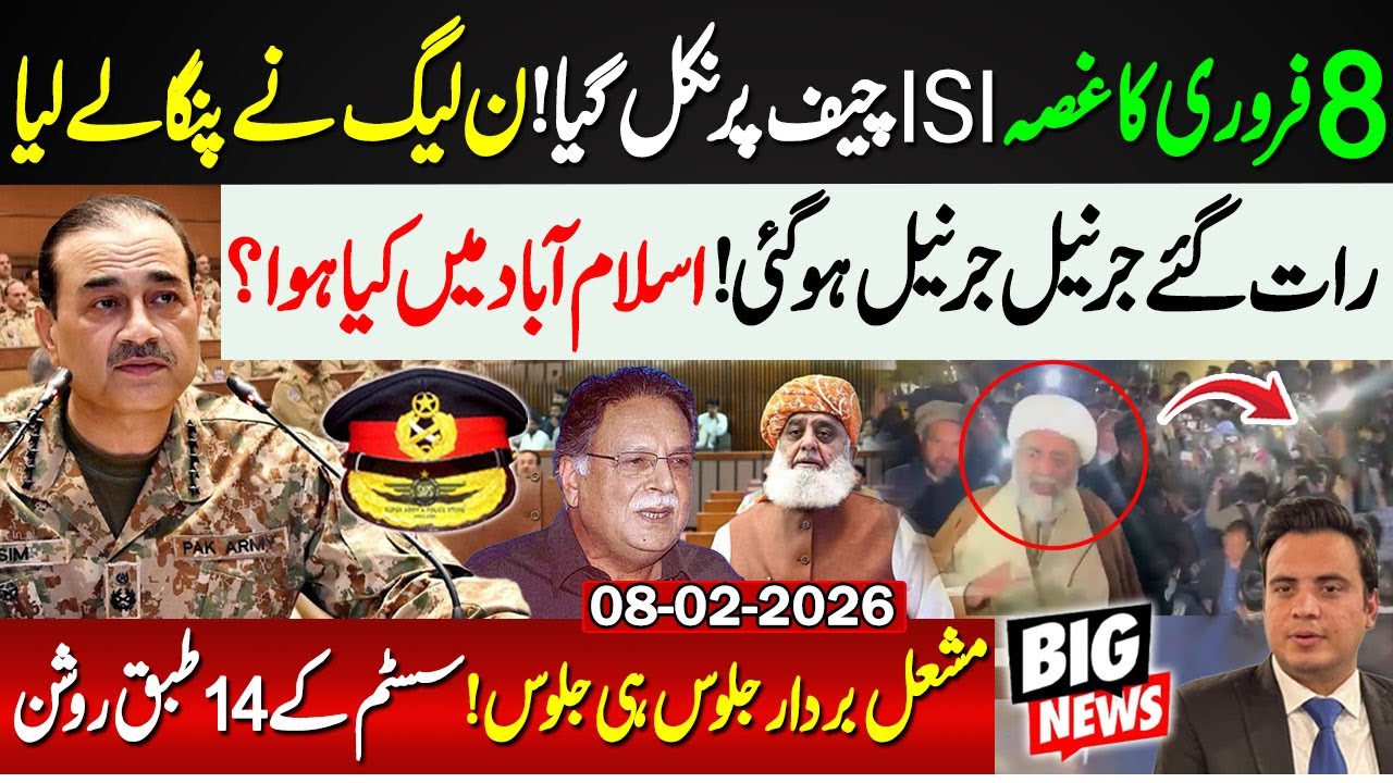 8 February Protest | ISI chief & PMLN | What happened in Islamabad?