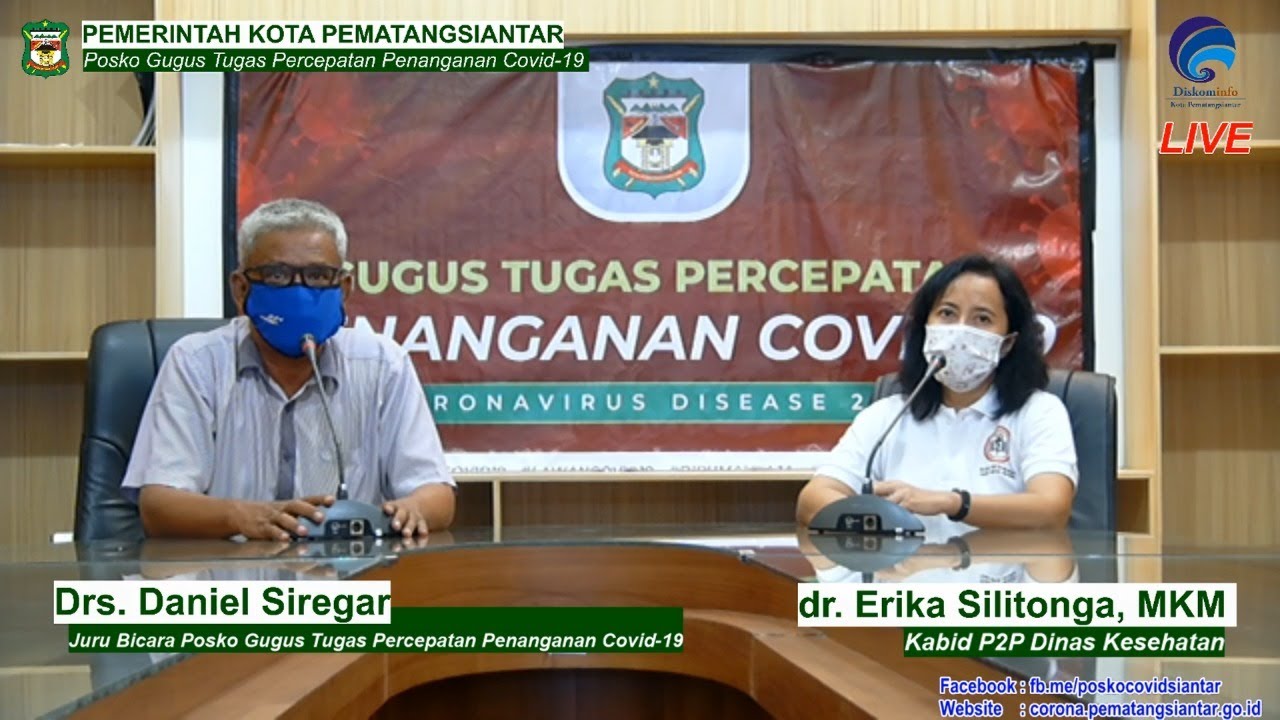 (LIVE Info Covid-19 Pematangsiantar) Press Release 7 Mei 2020 Pukul 21.30 WIB - STOP HOAX!
