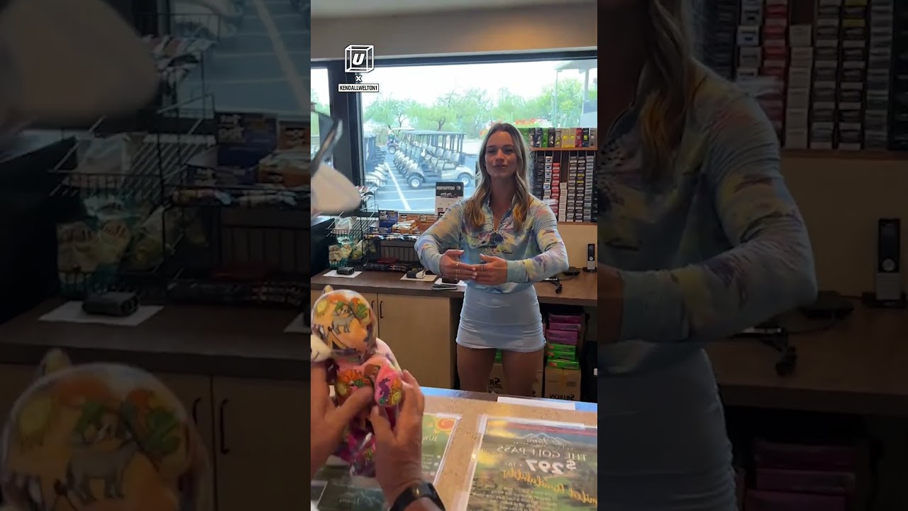 Golf shop worker offers players a great deal for free game 😂🏌️🤦           🎥: TikTok / kendallwelton1