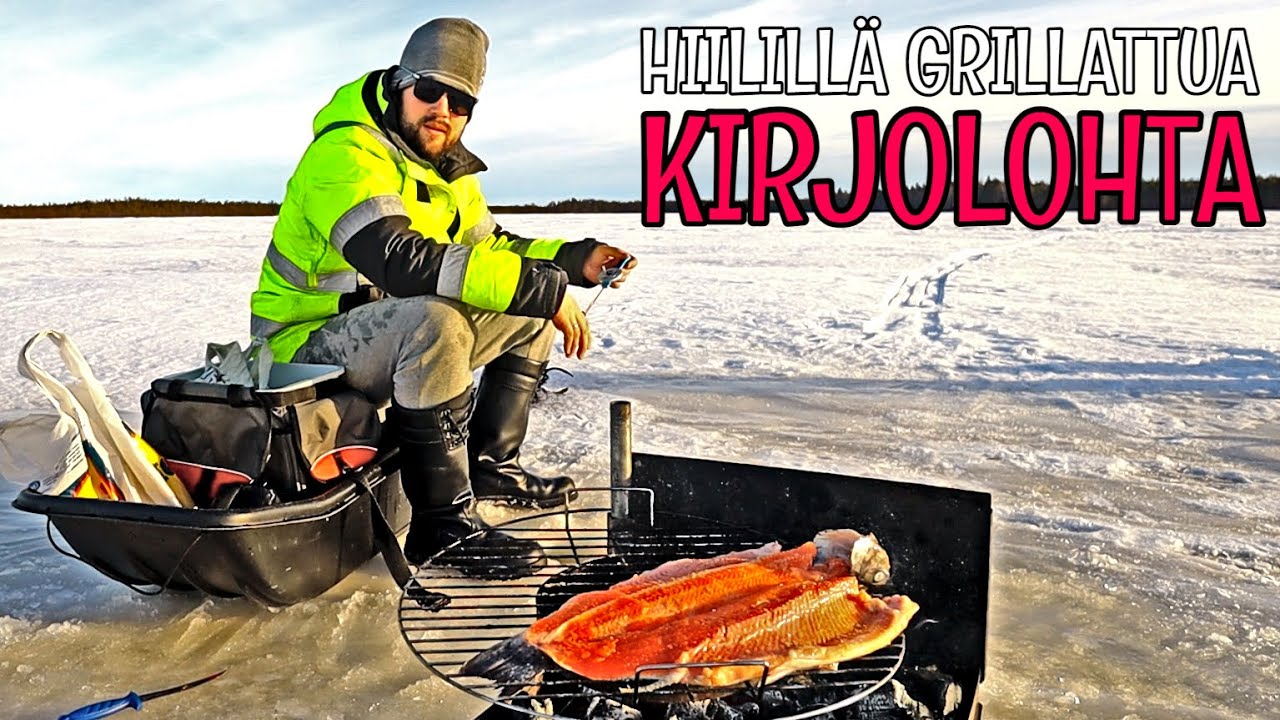 GRILLATAAN LOHTA JA PILKITÄÄN AHVENIA - FIILISTELYÄ PAPINJÄRVELLÄ