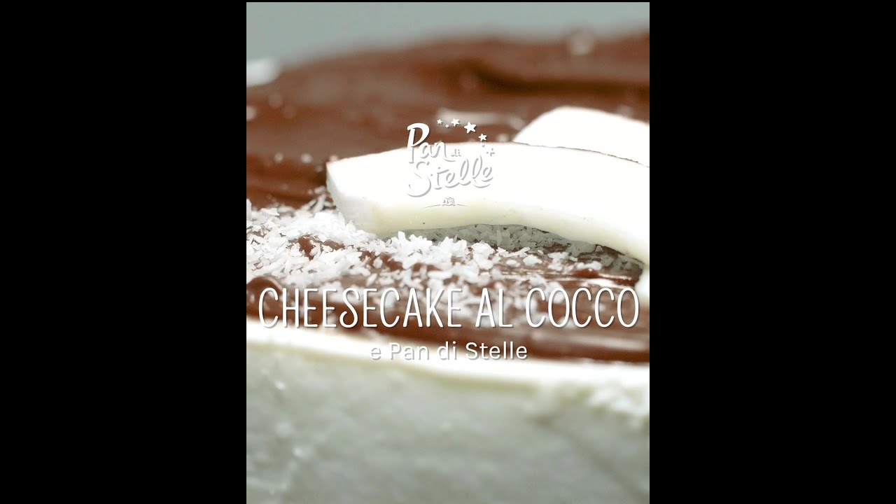 Cheesecake al cocco e Pan di Stelle