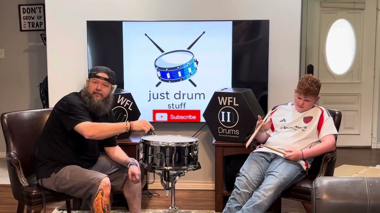 Unboxing of John Humphrey’s signature snare drum by WFL III Drums