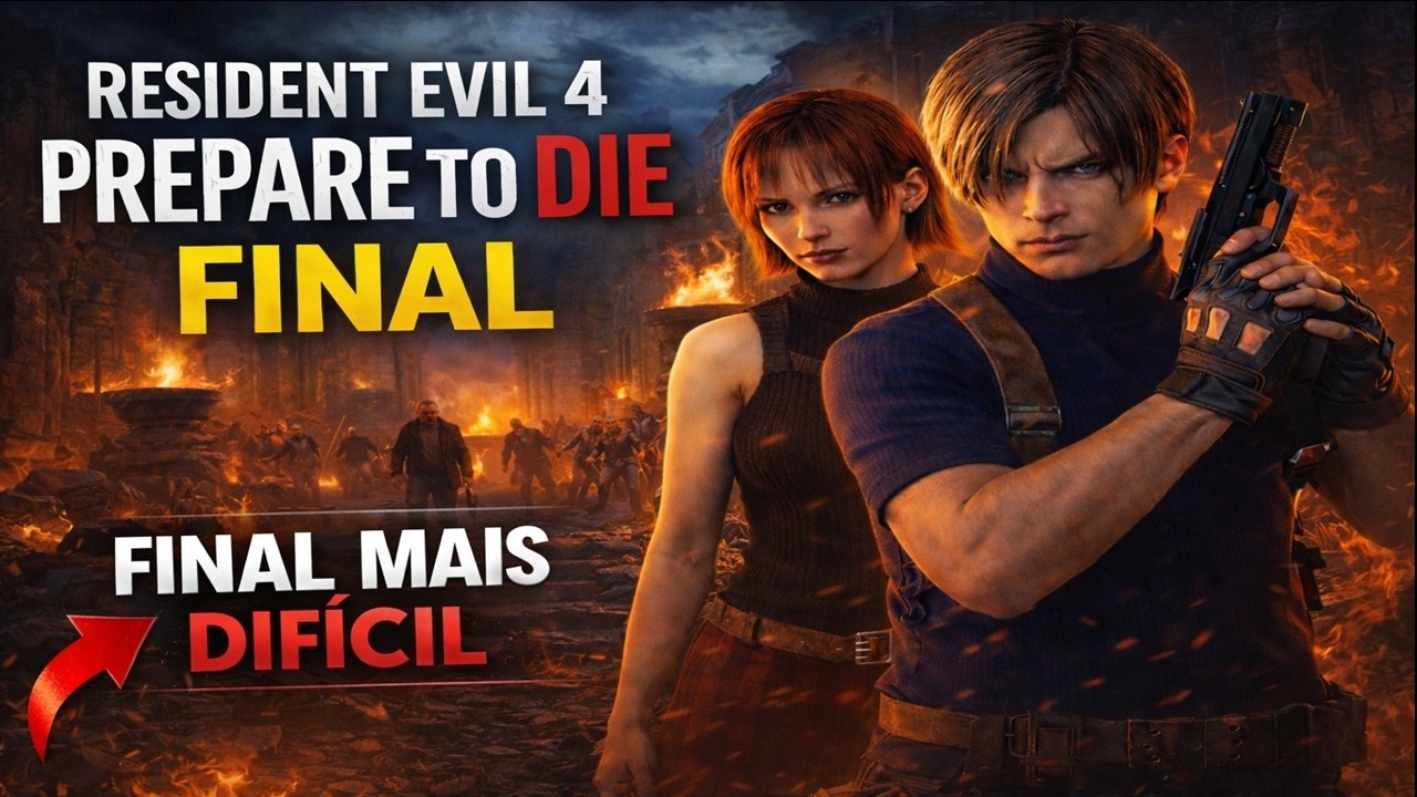 RESIDENT EVIL 4 OG | PREPARE TO DIE PROFISSIONAL – ESSE FINAL É ABSURDO!